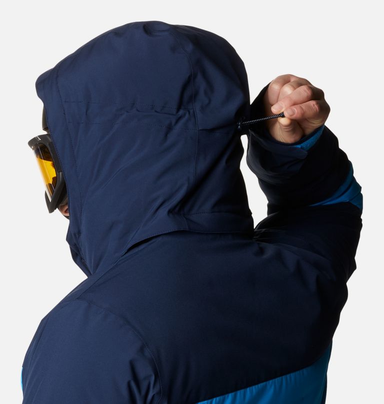 Men's Wild Card II Down Jacket, Color: Compass Blue, Collegiate Navy, image 8
