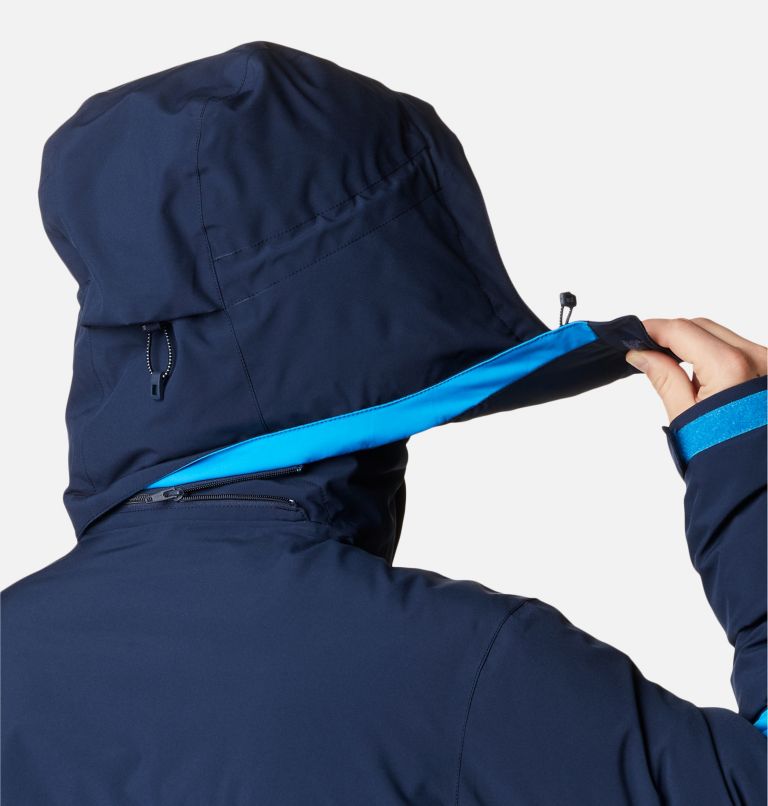 Men's Wild Card II Down Jacket, Color: Compass Blue, Collegiate Navy, image 9