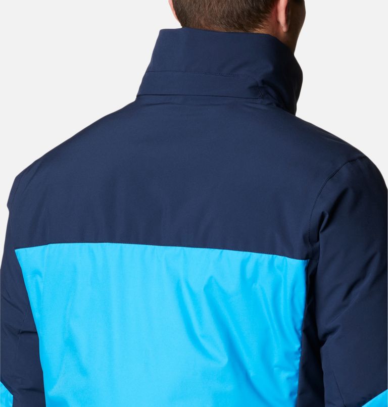 Men's Wild Card II Down Ski Jacket, Color: Compass Blue, Collegiate Navy, image 10