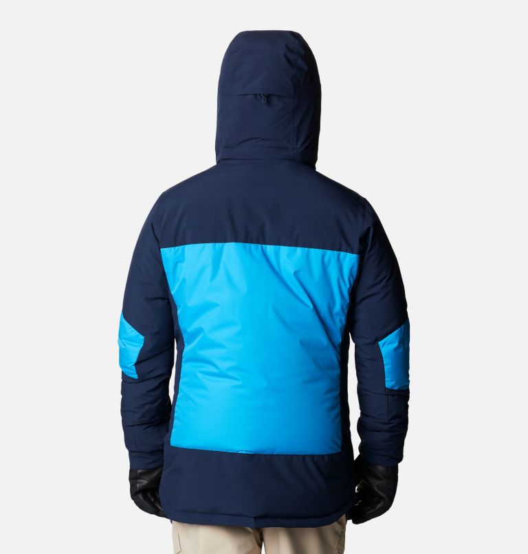 Men's Wild Card II Down Ski Jacket, Color: Compass Blue, Collegiate Navy, image 2