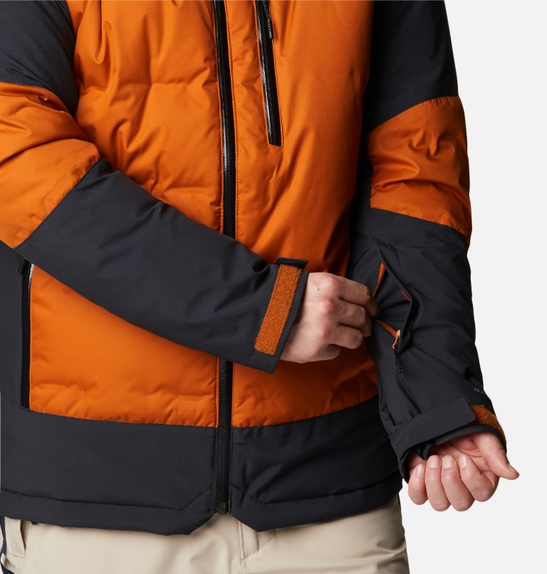 Thumbnail: Men's Wild Card II Down Ski Jacket, Color: Warm Copper, Black, image 12