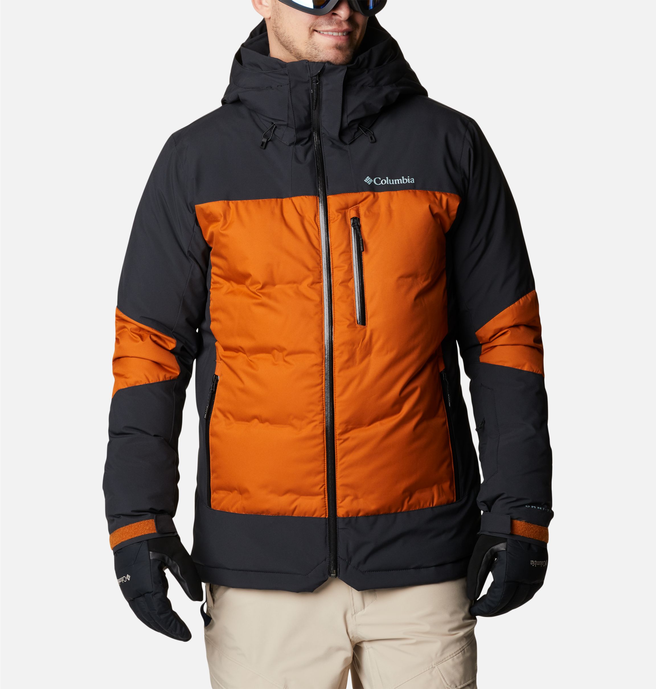 Men's Wild Card™ II Waterproof Hooded Ski Down Jacket