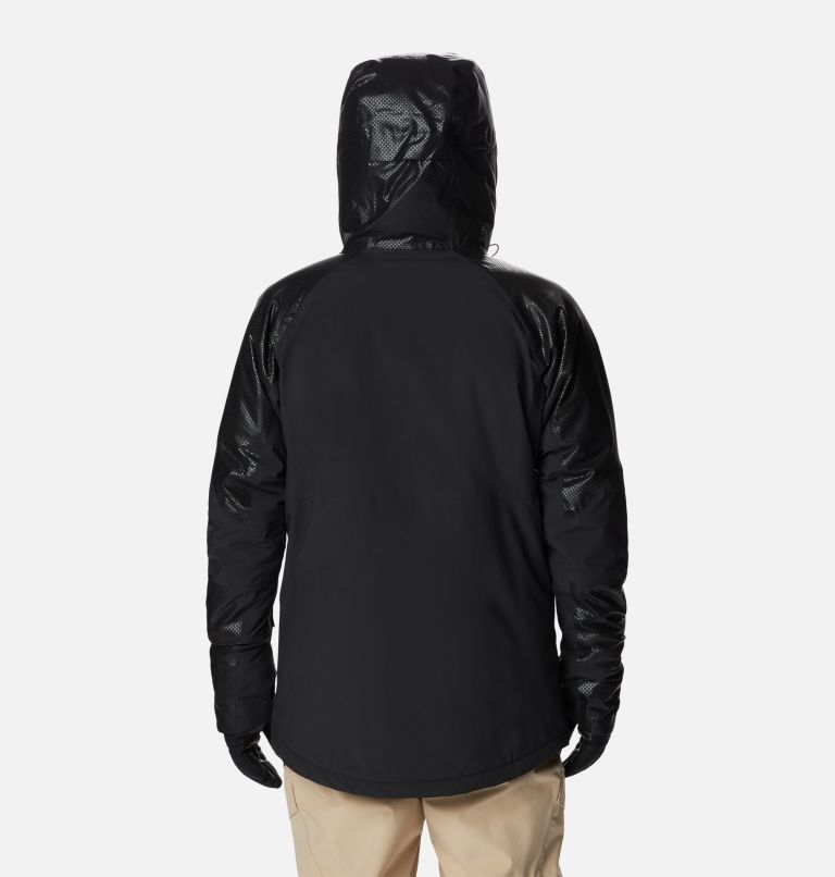 Thumbnail: Men's Snow Slab Black Dot Jacket, Color: Black, image 2