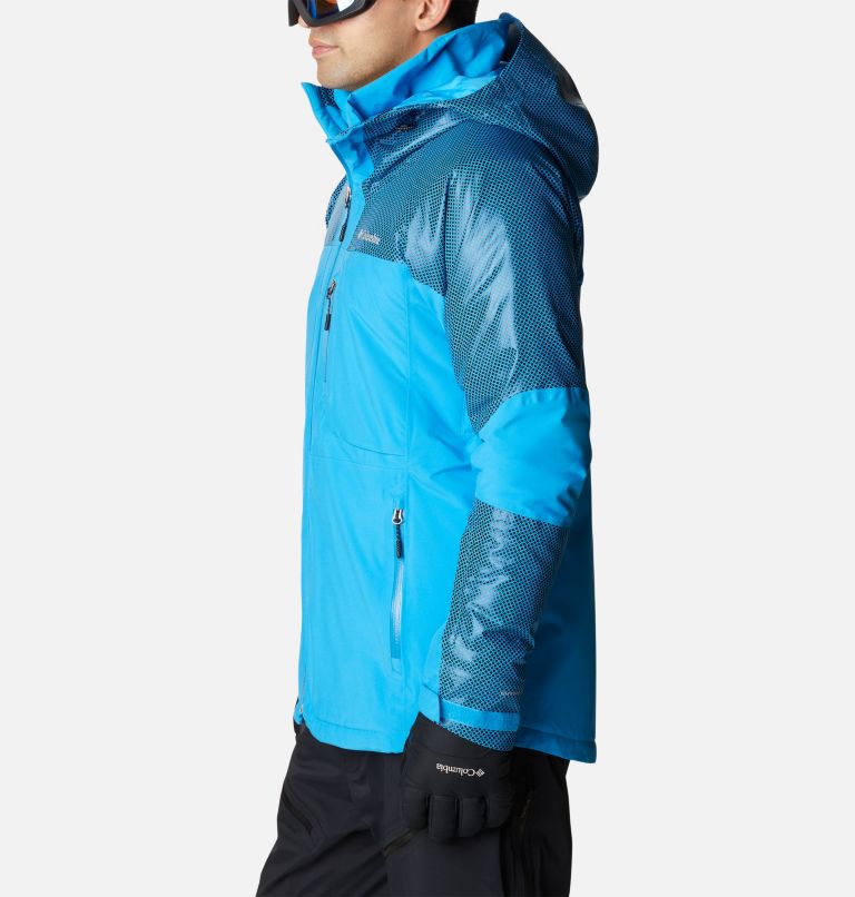 Snow Slab Black Dot Jacket | 491 | XXL, Color: Compass Blue, Compass Blue w Black Dot, image 3