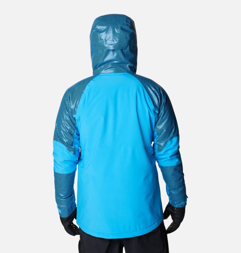 Snow Slab Black Dot Jacket | 491 | XXL, Color: Compass Blue, Compass Blue w Black Dot, image 2