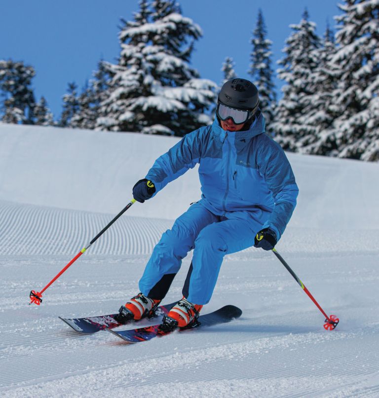 Men's Snow Slab Black Dot Insulated Ski Jacket, Color: Compass Blue, Compass Blue w Black Dot, image 13