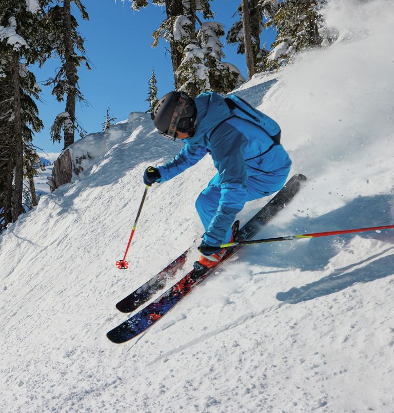 Thumbnail: Men's Snow Slab Black Dot Insulated Ski Jacket, Color: Compass Blue, Compass Blue w Black Dot, image 15