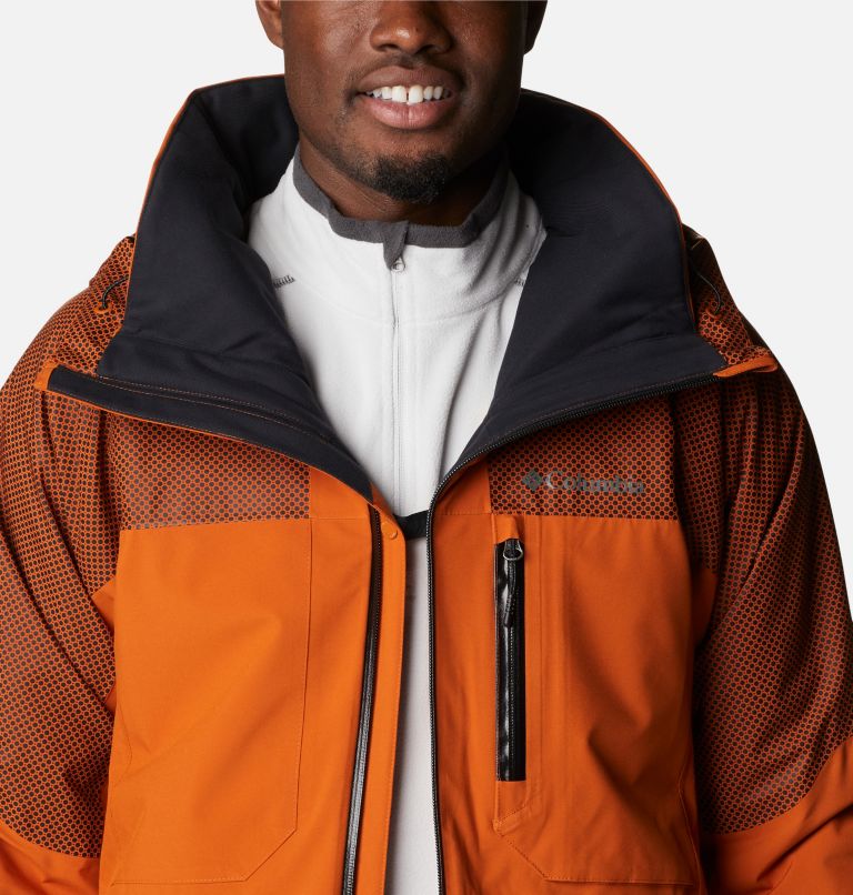 Snow Slab Black Dot wasserdichte Ski-Jacke für Männer, Color: Warm Copper, Warm Copper w BD, image 7