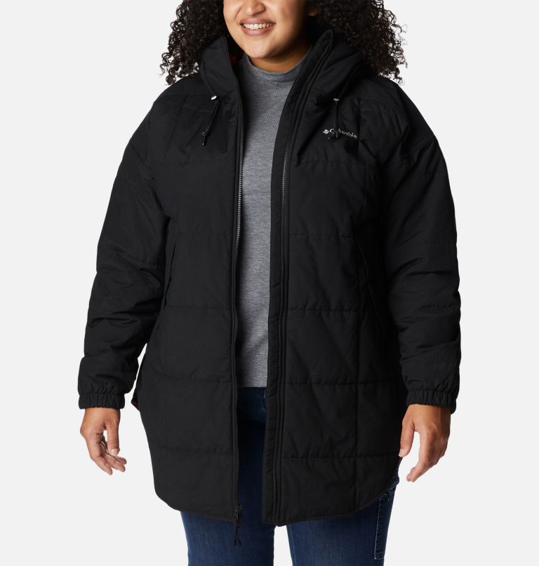Women's Chatfield Hill Novelty Jacket - Plus Size, Color: Black, Red Lily Check Print, image 6