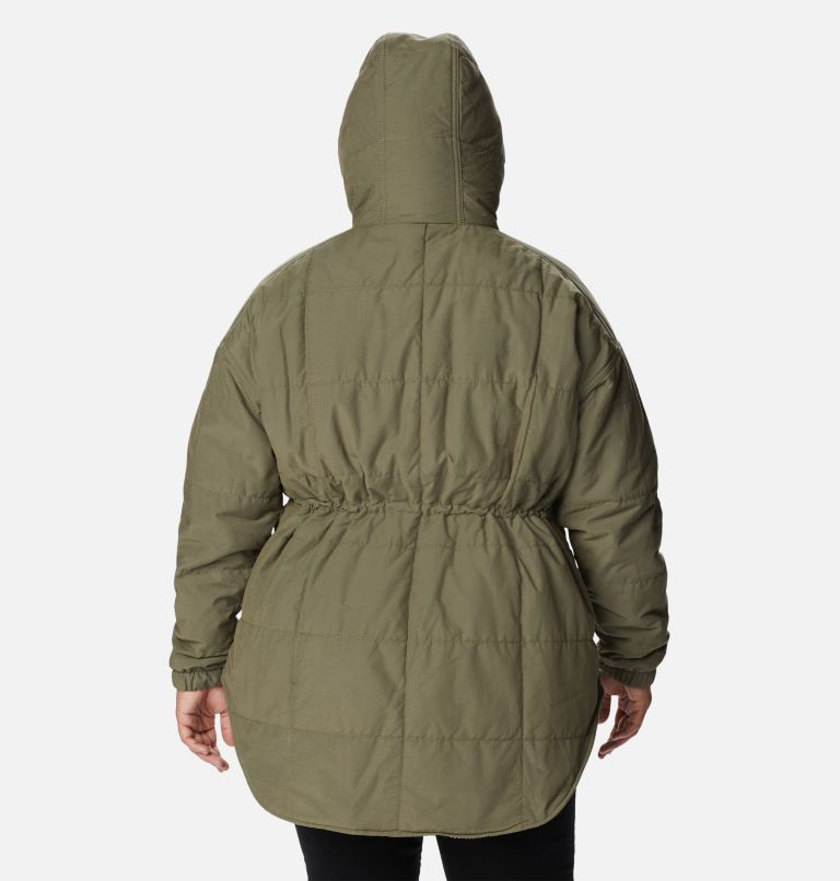Women's Chatfield Hill Novelty Jacket - Plus Size, Color: Stone Green, Chalk Check Print, image 2