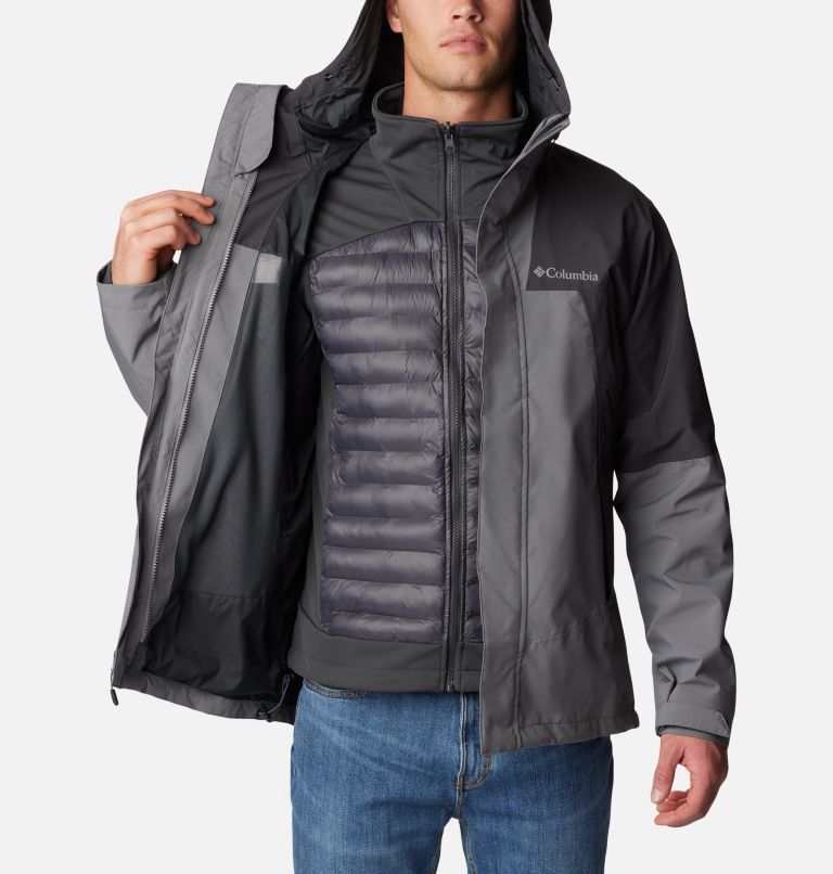 Veste Interchange Canyon Meadows pour homme, Color: City Grey, Shark, image 7