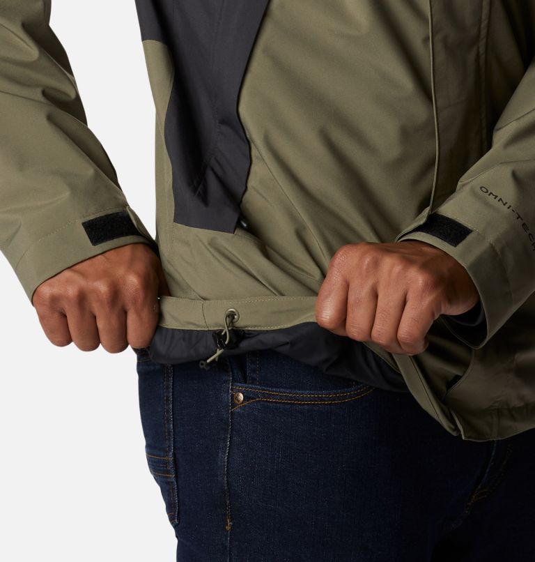 Thumbnail: Men's Canyon Meadows Omni-Heat Infinity Interchange Jacket, Color: Stone Green, Shark, image 9