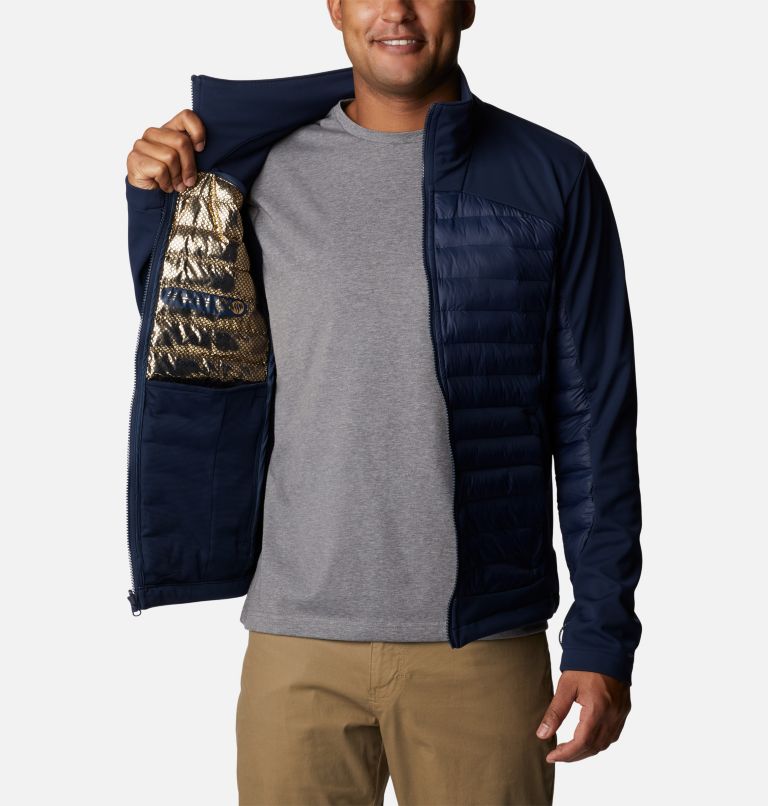 Men's Canyon Meadows Omni-Heat Infinity Interchange Jacket, Color: Collegiate Navy, Elderberry, image 12