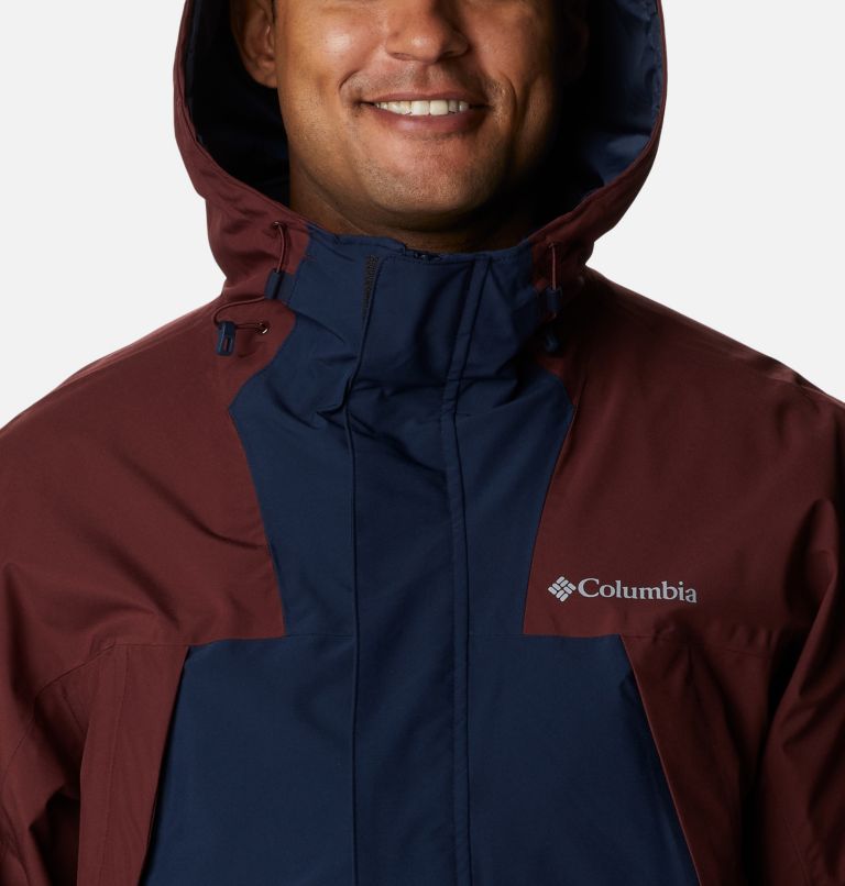 Thumbnail: Men's Canyon Meadows Omni-Heat Infinity Interchange Jacket, Color: Collegiate Navy, Elderberry, image 4