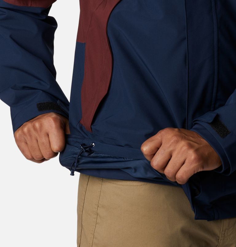 Thumbnail: Men's Canyon Meadows Omni-Heat Infinity Interchange Jacket, Color: Collegiate Navy, Elderberry, image 9