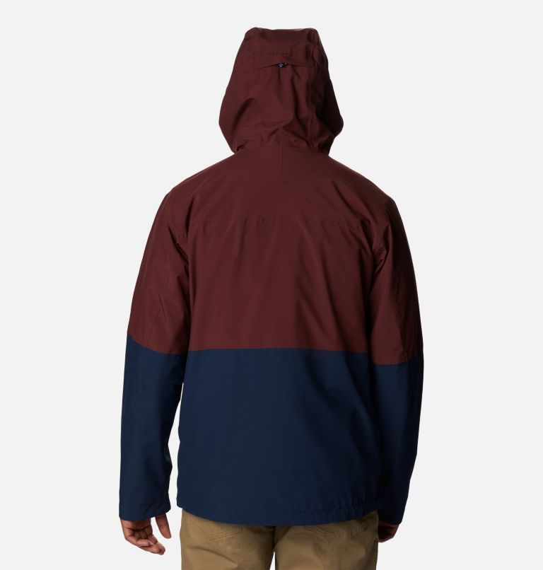 Thumbnail: Men's Canyon Meadows Omni-Heat Infinity Interchange Jacket, Color: Collegiate Navy, Elderberry, image 2