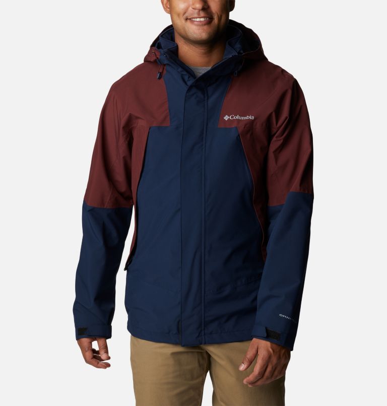 Men's Canyon Meadows Omni-Heat Infinity Interchange Jacket, Color: Collegiate Navy, Elderberry, image 1