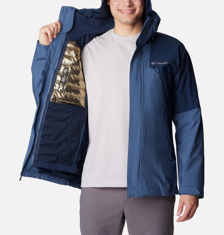 Thumbnail: Men's Canyon Meadows Interchange Jacket, Color: Dark Mountain, Collegiate Navy, image 5
