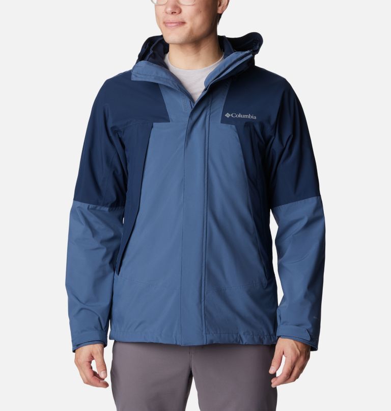 Thumbnail: Men's Canyon Meadows Interchange Jacket, Color: Dark Mountain, Collegiate Navy, image 1