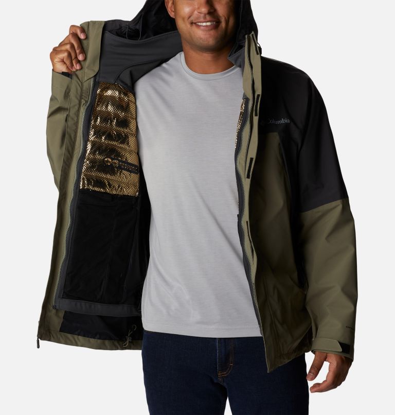 Men's Canyon Meadows 3-in-1 Interchange Jacket, Color: Stone Green, Shark, image 6