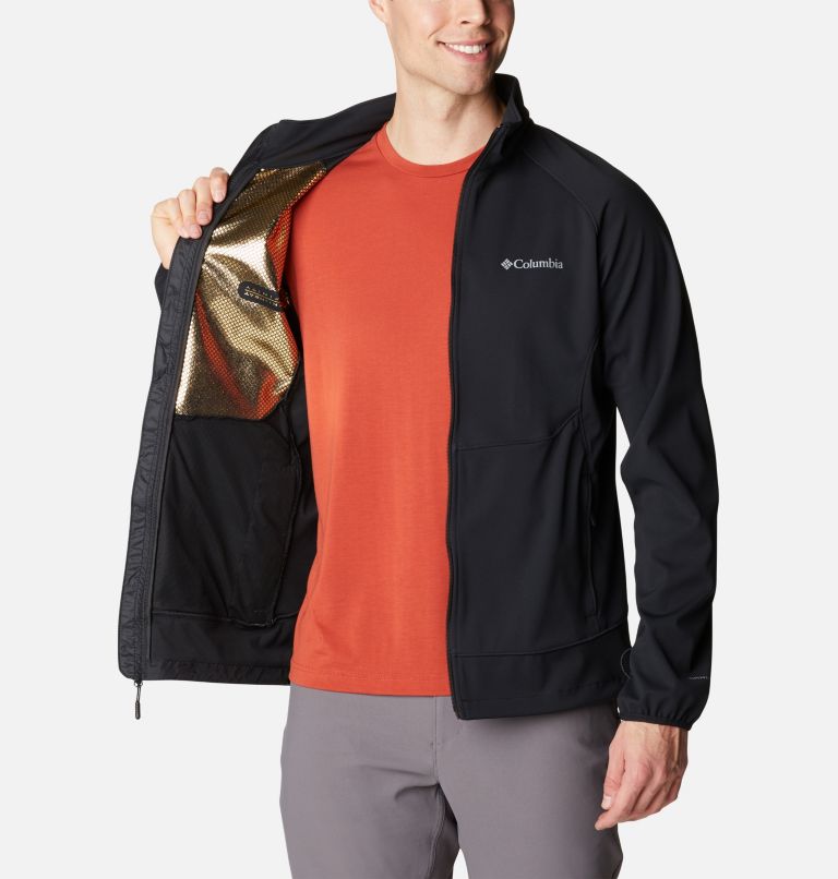 Men's Canyon Meadows Softshell Jacket, Color: Black, image 5