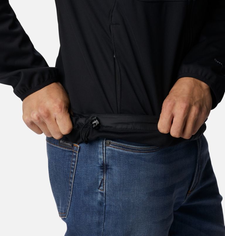 Men's Canyon Meadows Softshell Jacket, Color: Black, image 7