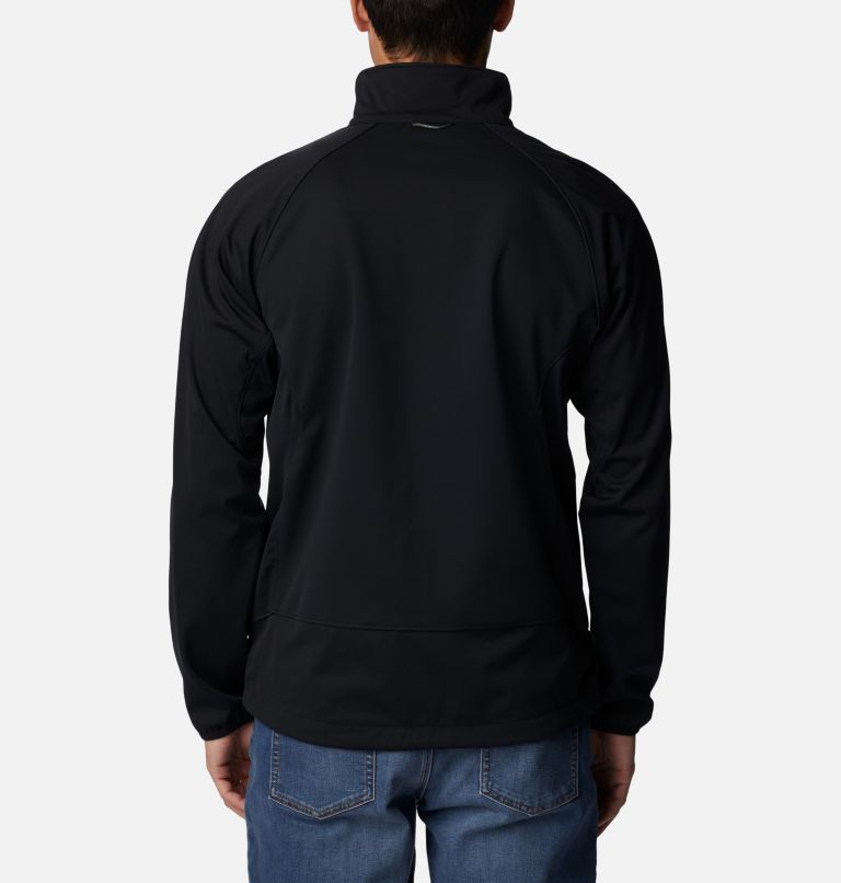 Men's Canyon Meadows Softshell Jacket, Color: Black, image 2