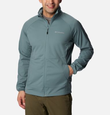 Columbia Titanium Omni Heat Men’s Size XXL Gray Soft Shell Full Zip Jacket  J-717