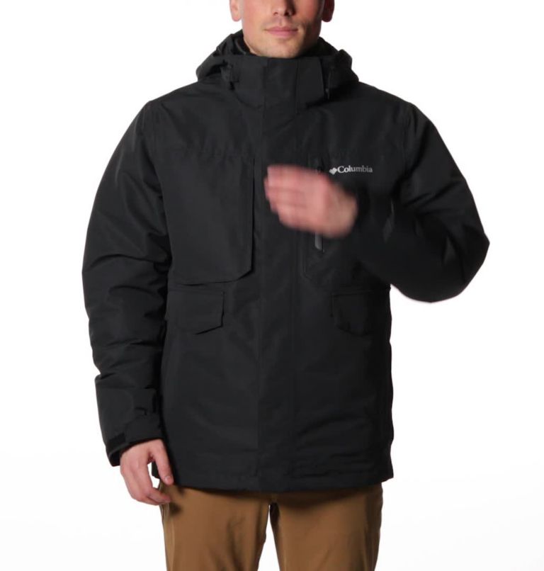 Men's Street Trekker Interchange Jacket, Color: Black