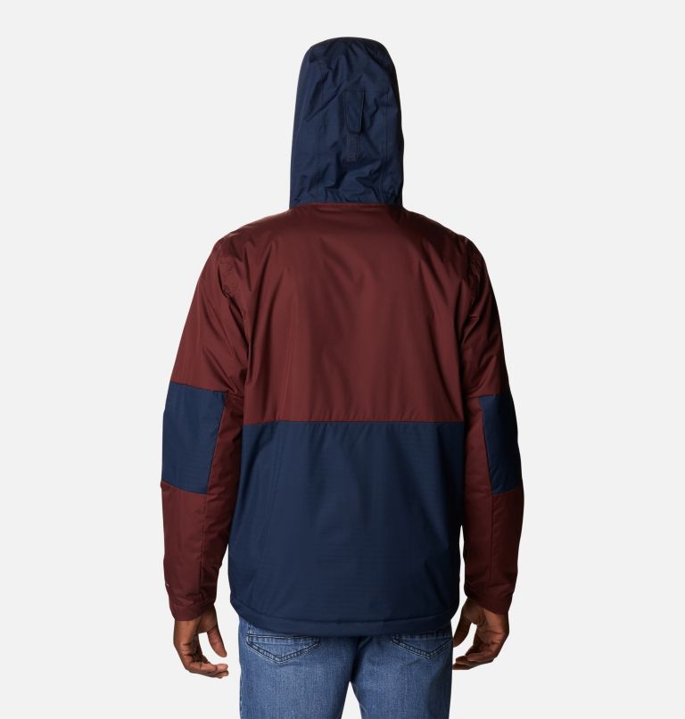 Thumbnail: Men's Oso Mountain Insulated Jacket - Tall, Color: Elderberry, Collegiate Navy, image 2