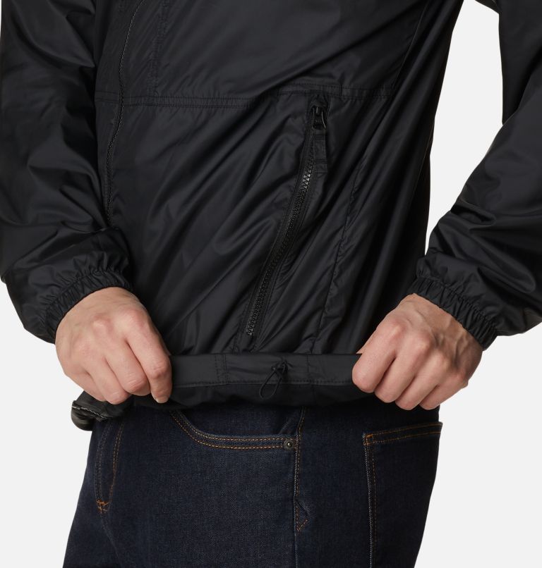 Men's Flash Challenger Lined Windbreaker, Color: Black, image 6
