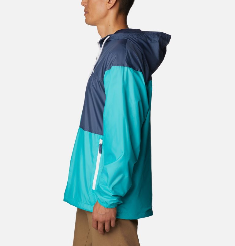 Coupe-vent doublé Flash Challenger, Color: Bright Aqua, Dark Mountain, image 3