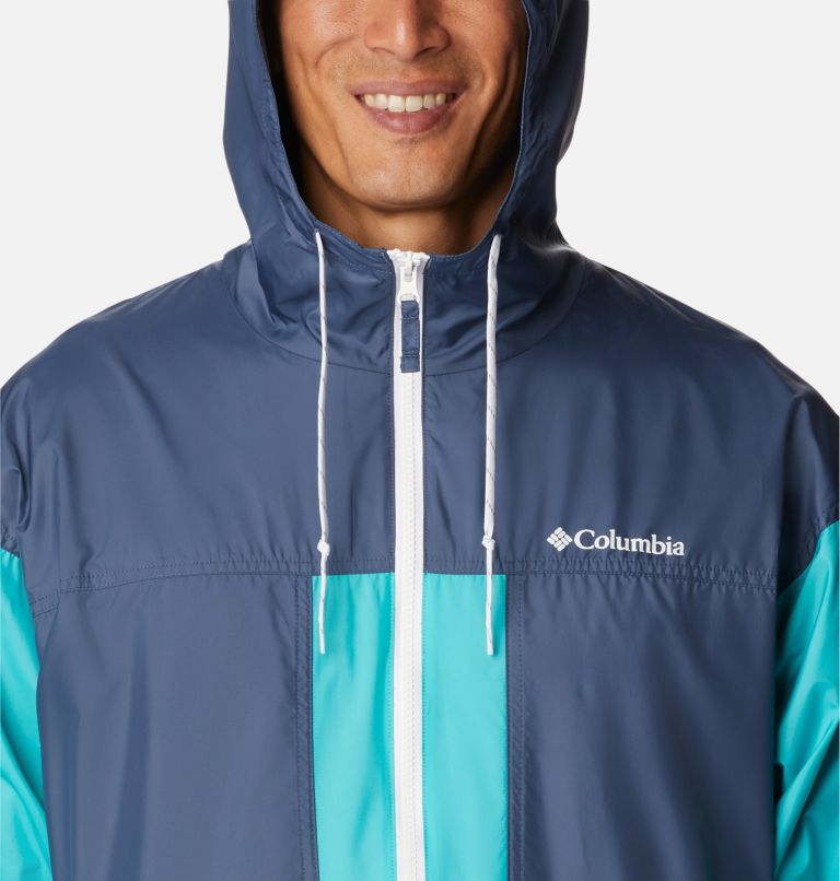 Coupe-vent doublé Flash Challenger, Color: Bright Aqua, Dark Mountain, image 4
