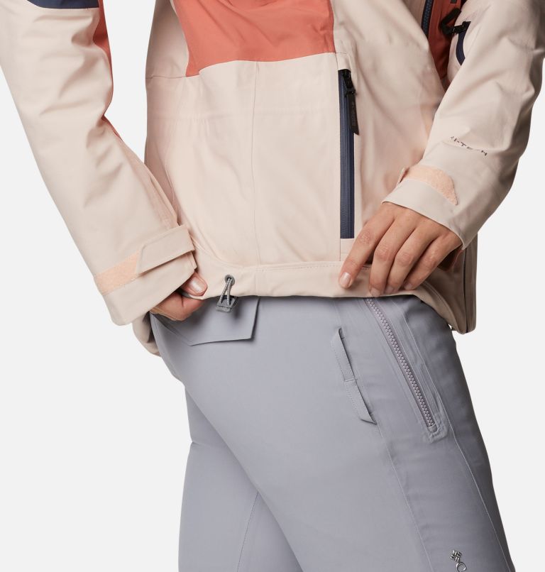 Thumbnail: Women's Platinum Peak 3L Jacket, Color: Peach Blossom, Dark Coral, Nocturnal, image 10