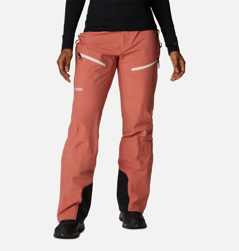 Pantalon de Ski Imperméable Platinum Peak Femme, Color: Dark Coral, image 1