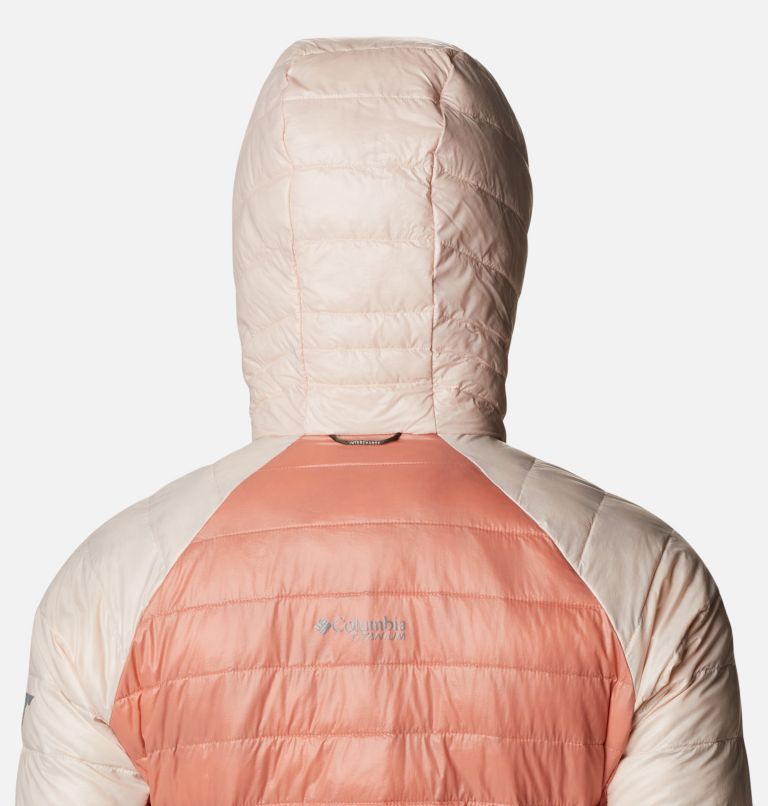 Platinum Peak Hooded Jacket | 639 | S, Color: Dark Coral, Peach Blossom, image 7