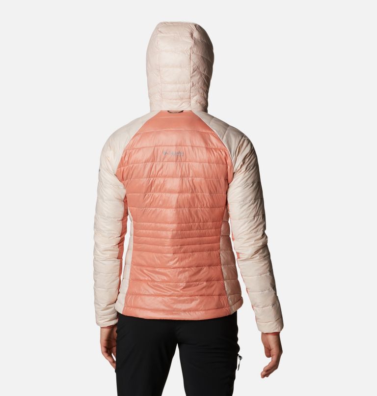 Platinum Peak Hooded Jacket | 639 | S, Color: Dark Coral, Peach Blossom, image 2