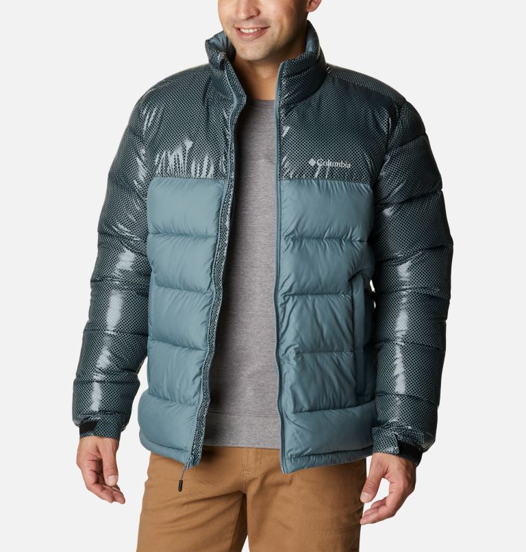 Men's High Divide Black Dot Jacket, Color: Metal, image 8