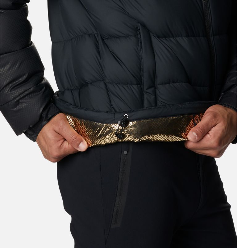 Cálida chaqueta acolchada High Divide Black Dot para hombre, Color: Black, image 7