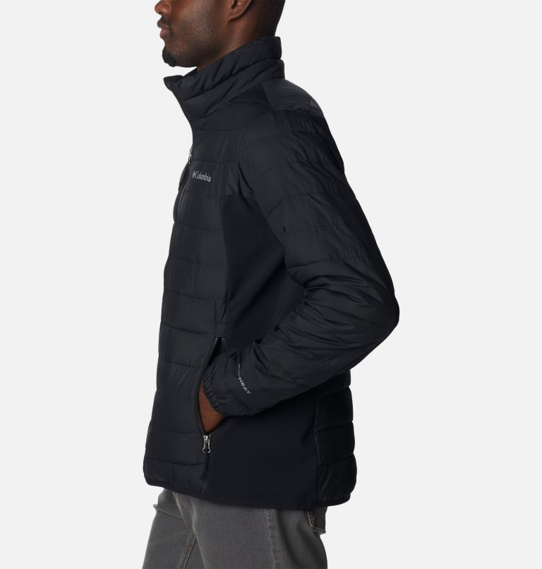 Thumbnail: Men's Powder Lite Hybrid Jacket, Color: Black, image 3