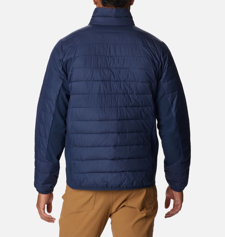 Columbia Powder Lite - Chaqueta híbrida de invierno con capucha para  hombre, repelente al agua