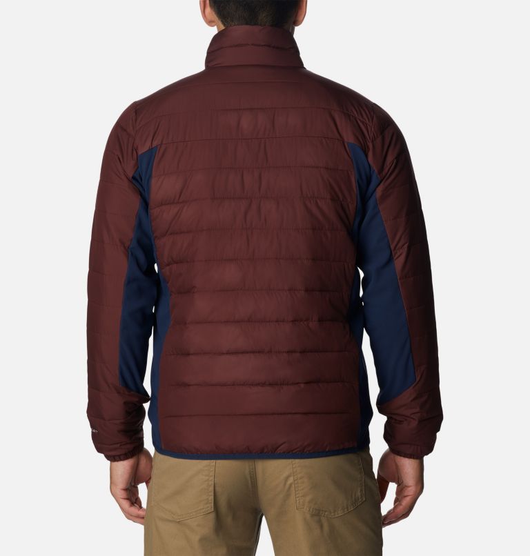 Powder Lite Hybrid Jacket | 521 | S, Color: Elderberry, Collegiate Navy, image 2