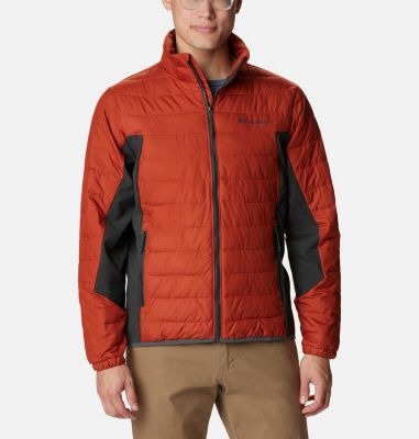 Doudoune Columbia Platinum Peak Hooded Rouge Homme