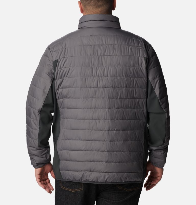Men's Powder Lite Hybrid Jacket - Big, Color: City Grey, Shark, image 2
