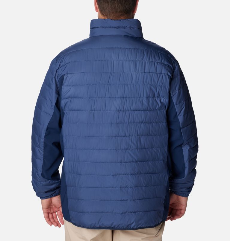 Men's Powder Lite Hybrid Jacket - Big, Color: Dark Mountain, Collegiate Navy, image 2