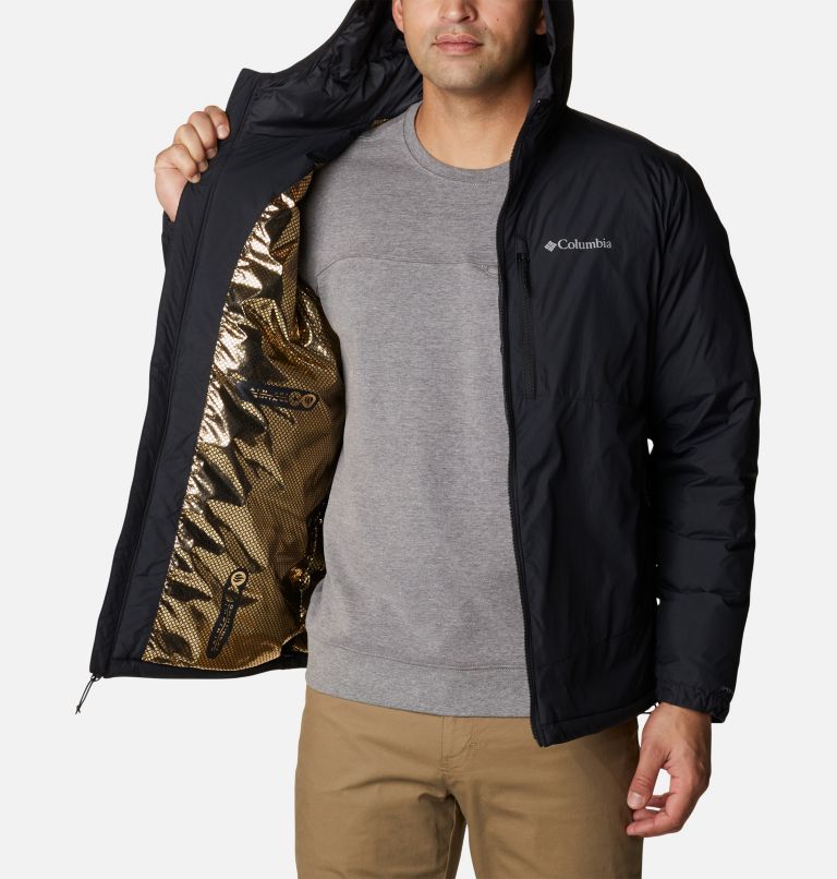 Thumbnail: Men's Reno Ridge Hooded Jacket, Color: Black, image 5
