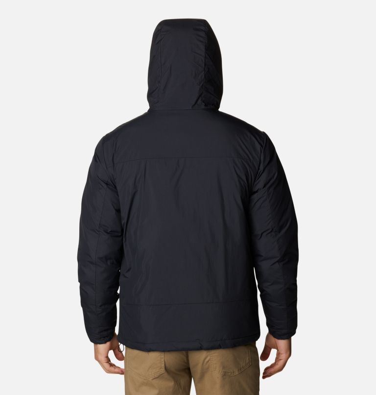 Thumbnail: Men's Reno Ridge Hooded Jacket, Color: Black, image 2