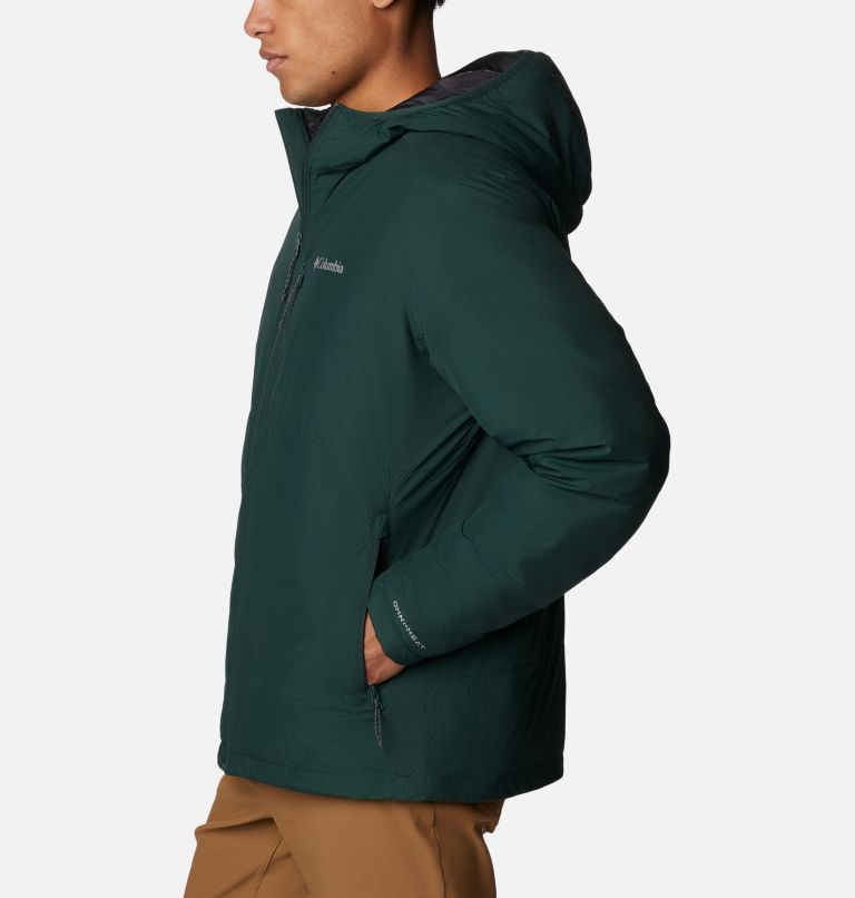 Thumbnail: Men's Reno Ridge Hooded Insulated Jacket, Color: Spruce, image 3