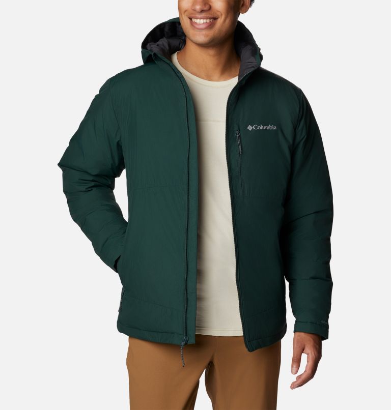 Thumbnail: Men's Reno Ridge Hooded Insulated Jacket, Color: Spruce, image 7