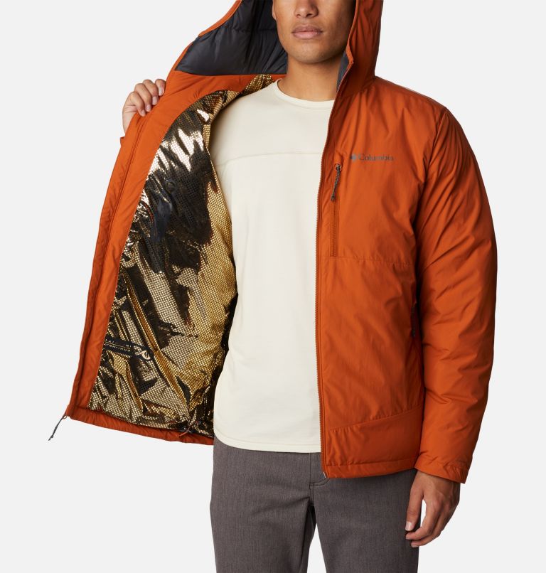 Men's Reno Ridge Hooded Insulated Jacket, Color: Warm Copper, image 5